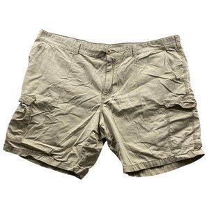Red Head Mens Cargo Shorts Size 50 Flat Front Khaki Casual Summer Tan Classic